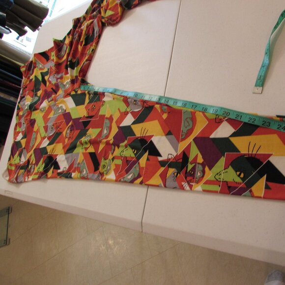 LulaRoe Geometric Cat Print Leggings TC2 - Picture 12 of 15